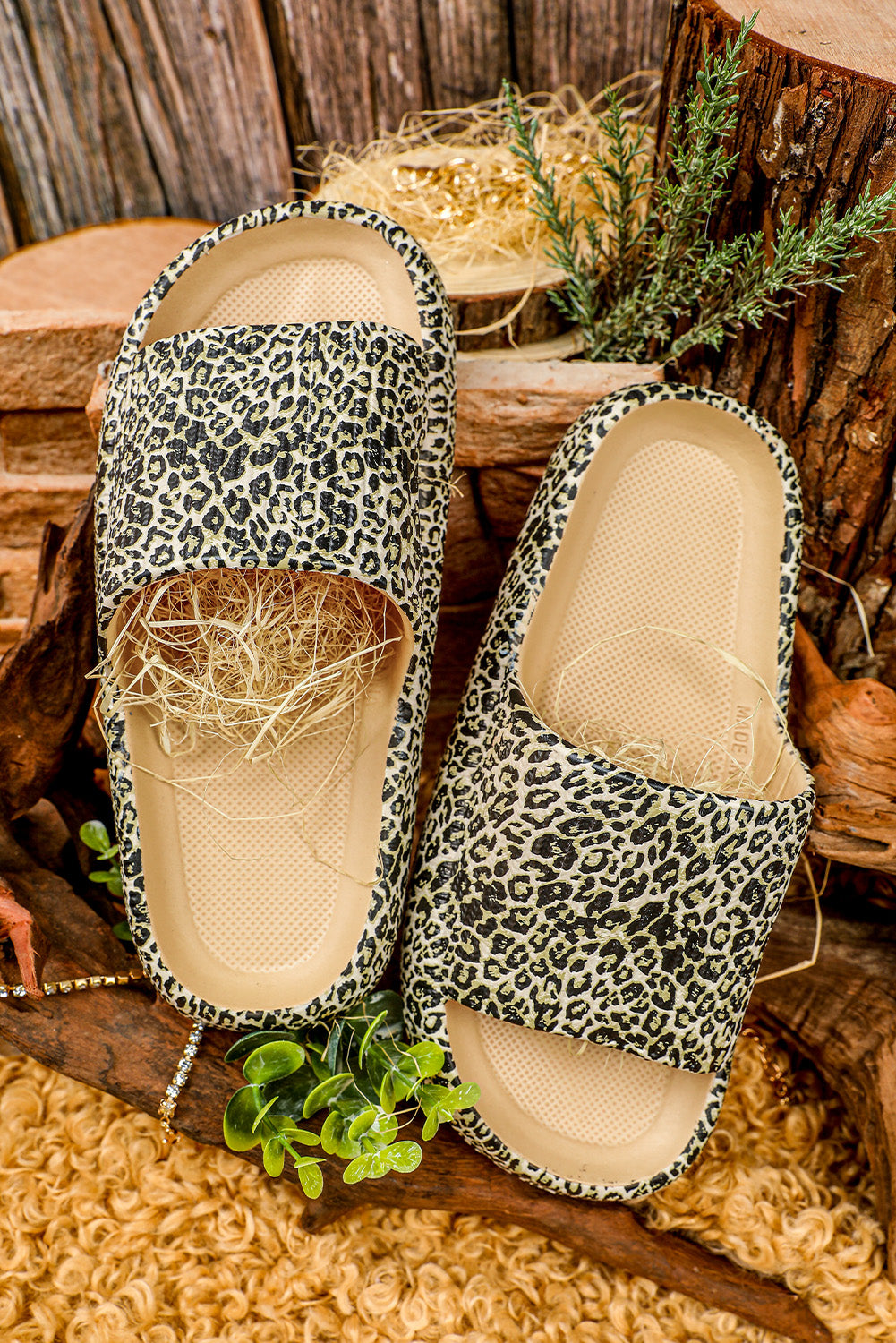 Leopard Soft Rubber Slippers