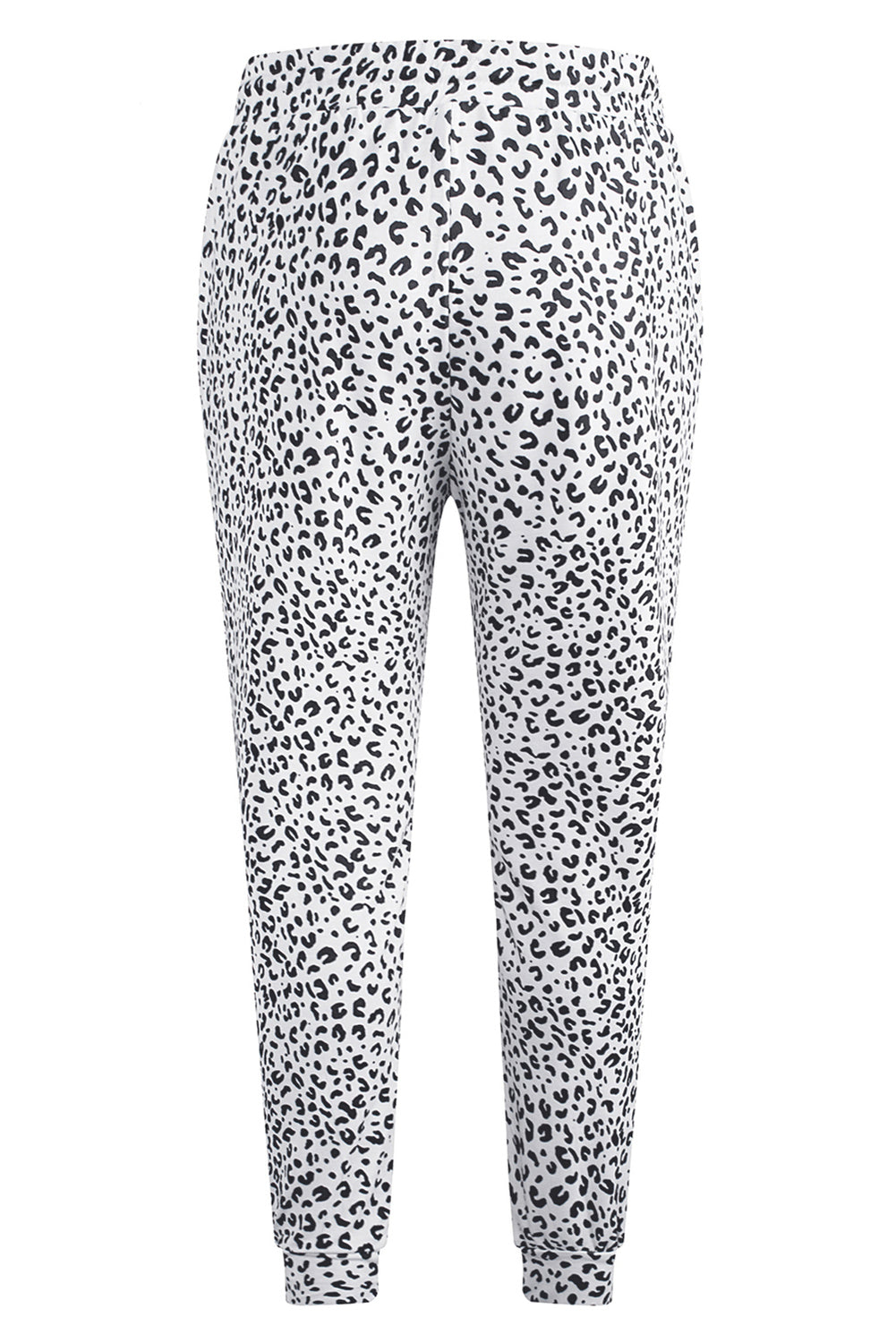 Black Breezy Leopard Joggers