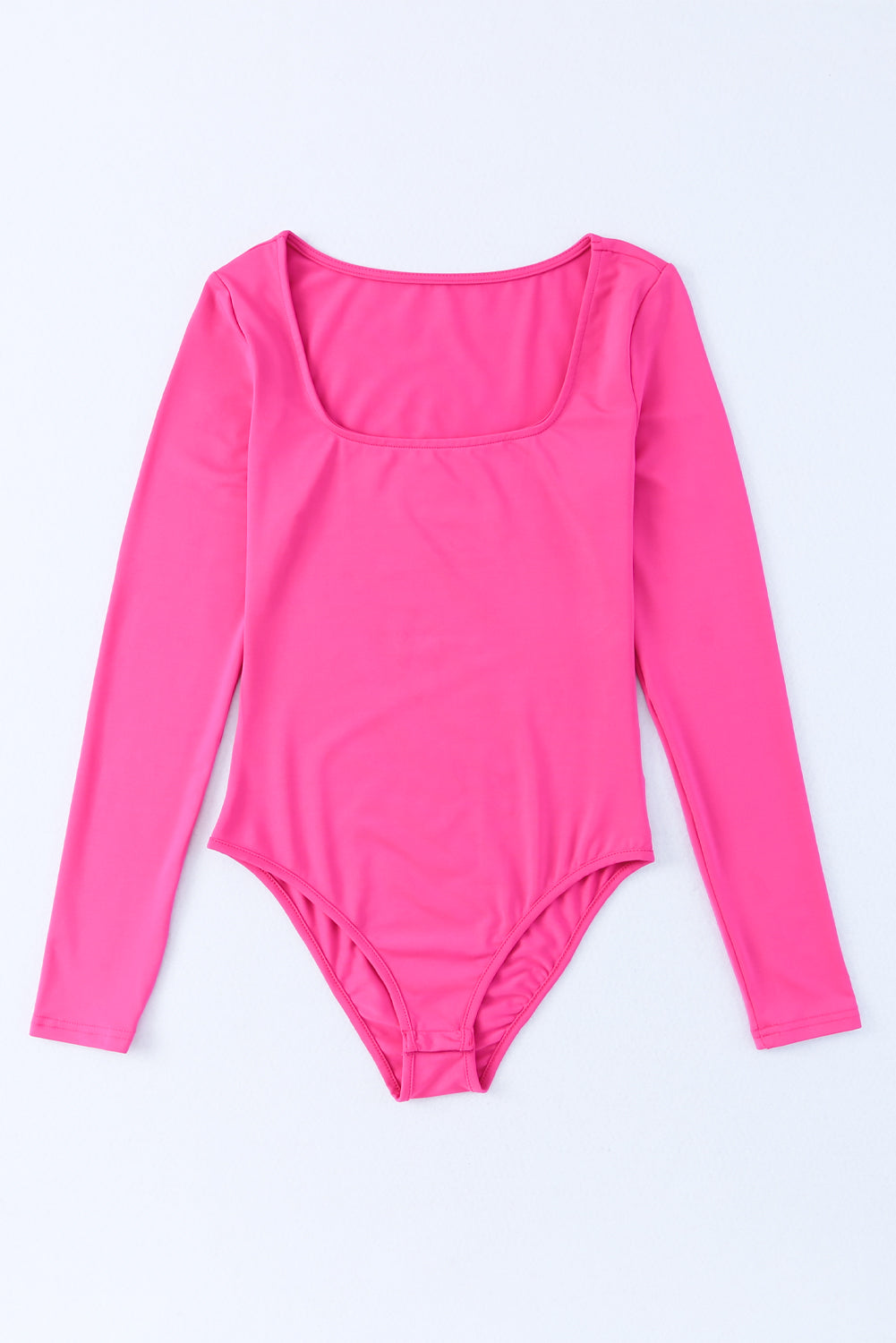 Rose Long Sleeve Square Neck Bodysuit